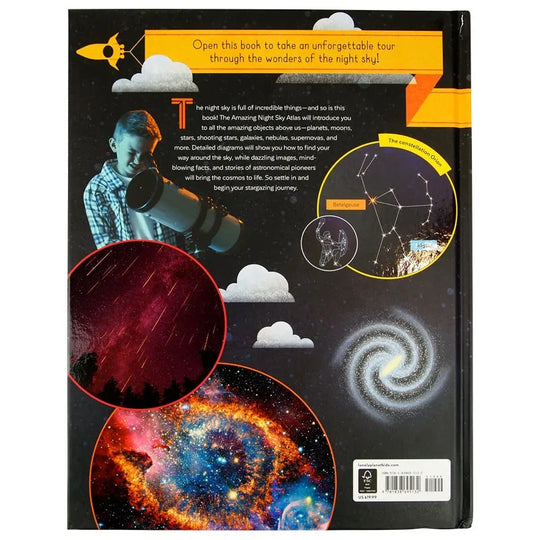 Back cover of Lonely Planet Kids Amazing Night Sky Atlas by Nancy Dickman
