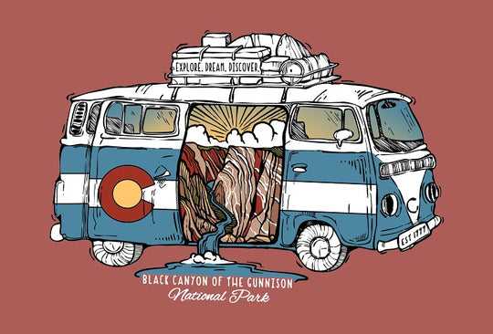 Black Canyon of the Gunnison National Park Van Tour T-Shirt