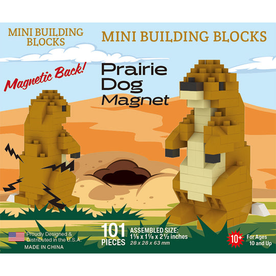 Prairie Dog Mini Block Magnet