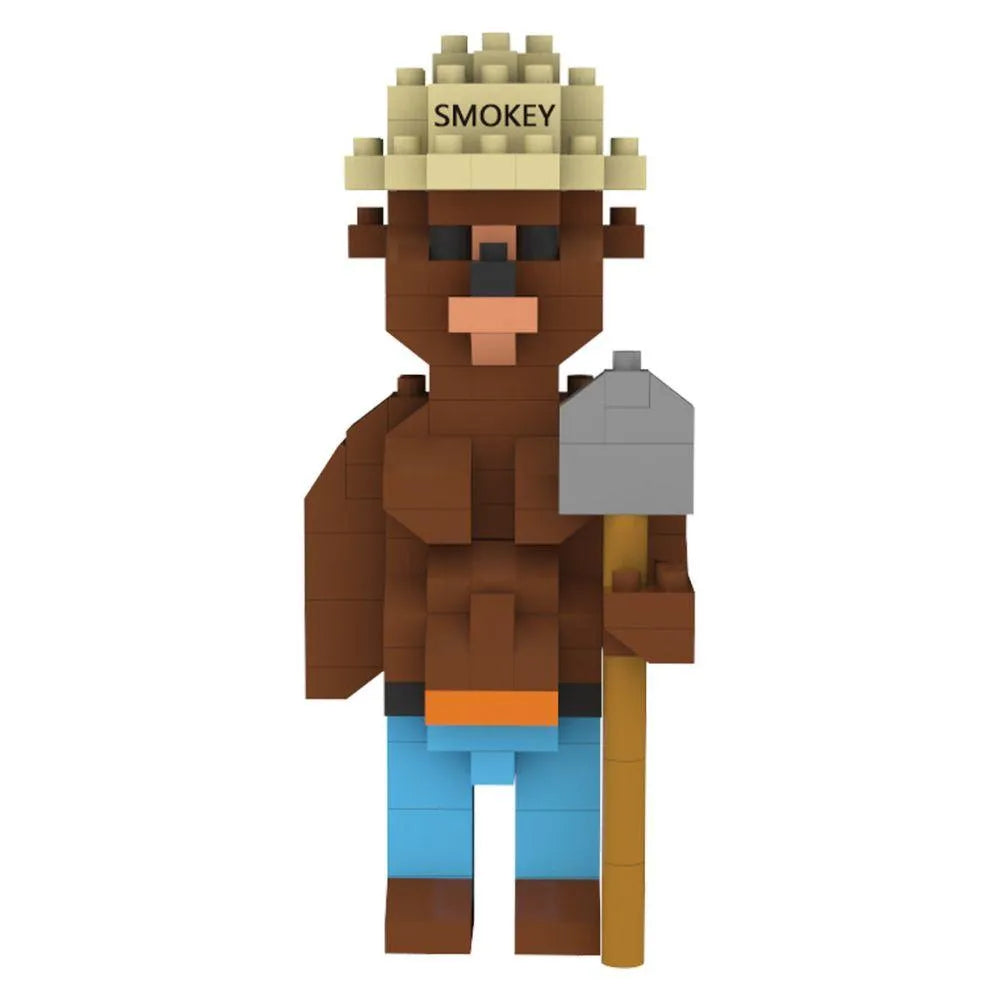 Smokey Bear Mini Block Magnet