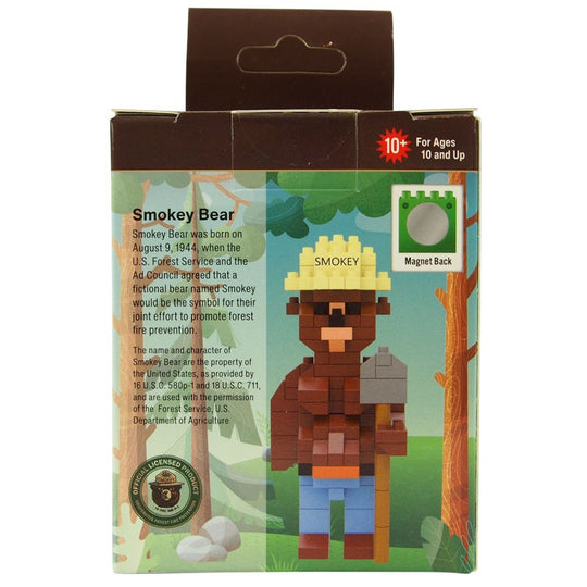 Smokey Bear Mini Block Magnet