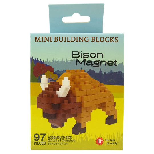 Bison Mini Block Magnet