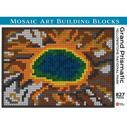Yellowstone National Park Grand Prismatic Spring Mini Block Set