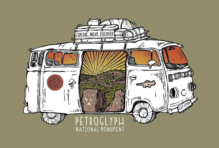 Petroglyph National Monument Van Tour T-Shirt