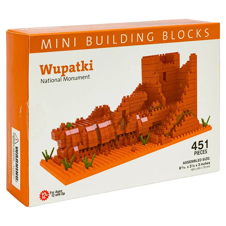 Wupatki National Monument Mini Block Set Box Facing Left