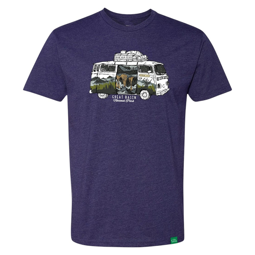 Great Basin National Park T-Shirt - Van Tour design on a white background