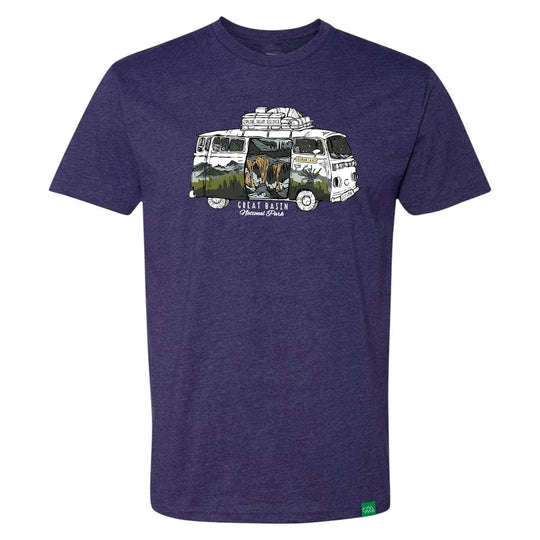 Great Basin National Park T-Shirt - Van Tour design on a white background