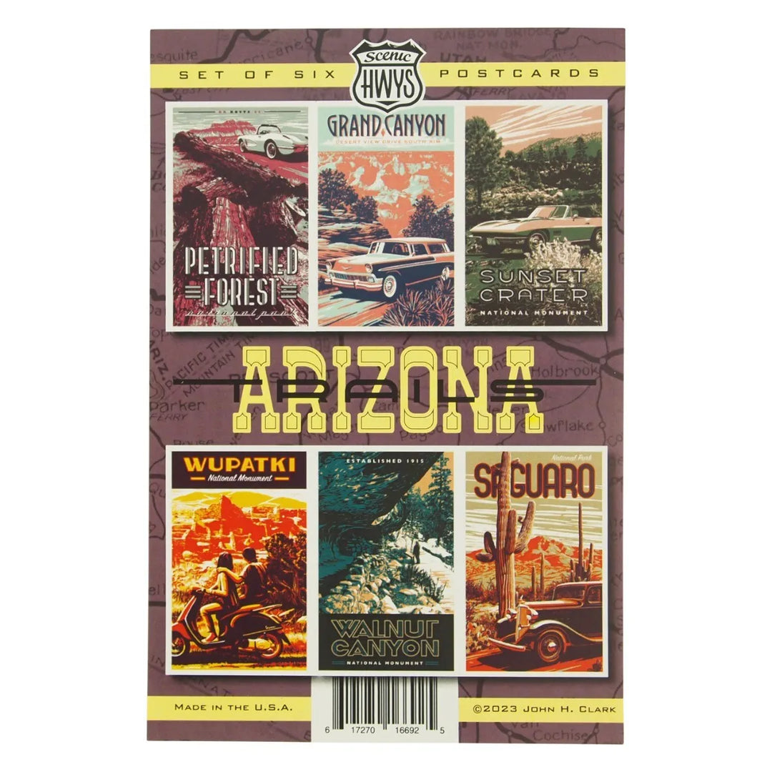 Arizona Trails Postcard Set Front Cover