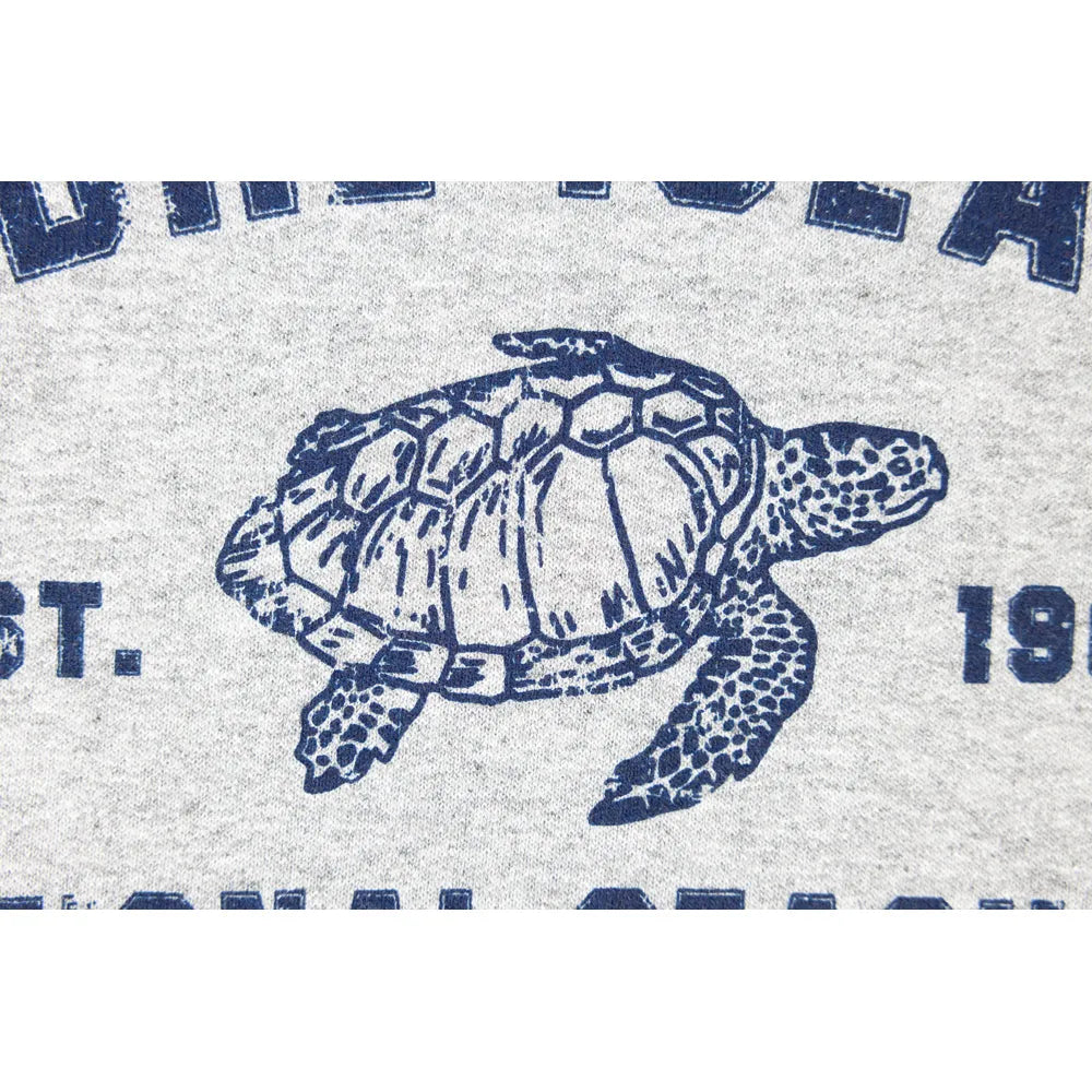 Padre Island National Seashore Fleece Hoodie - Collegiate extreme closeup