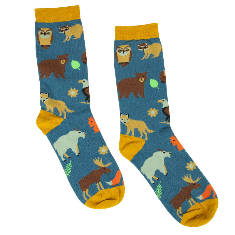 North American Wildlife Socks