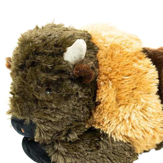 Bison Mini Plush Toy Profile Closeup