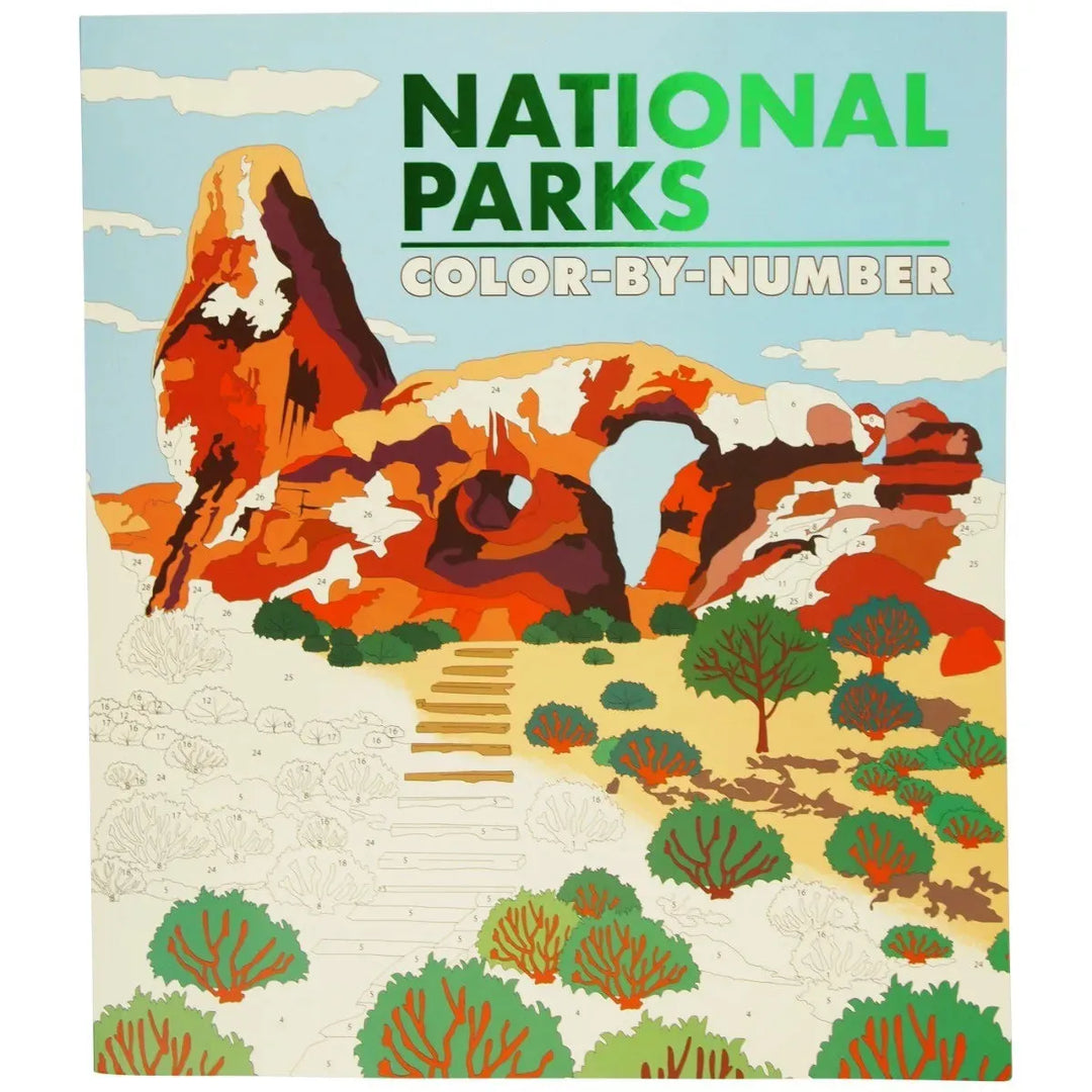 National Parks Color-By-Number front cover