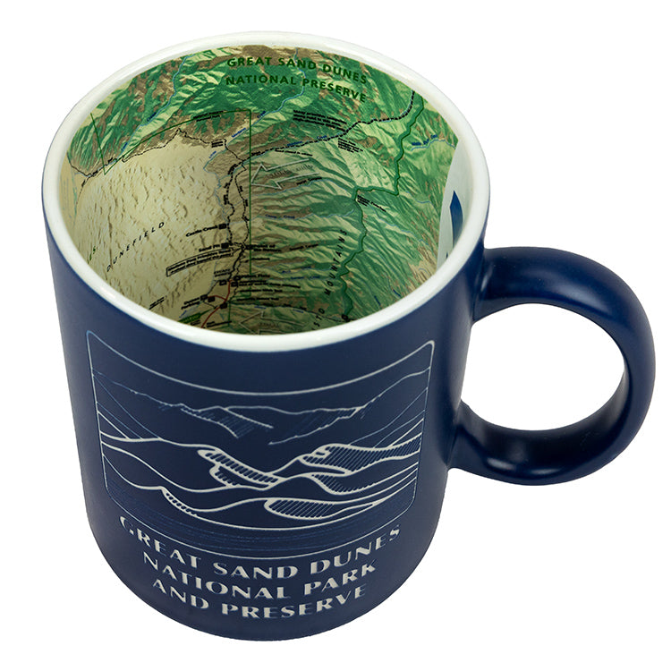 Great Sand Dunes National Park Map Mug