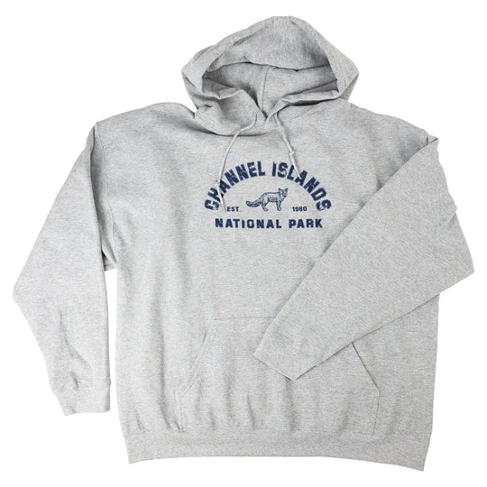 Channel Islands hoodie with one arm folded over front