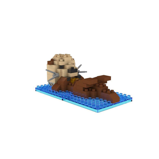Marine Life Mystery Mini Block Set Option 12 - Otter
