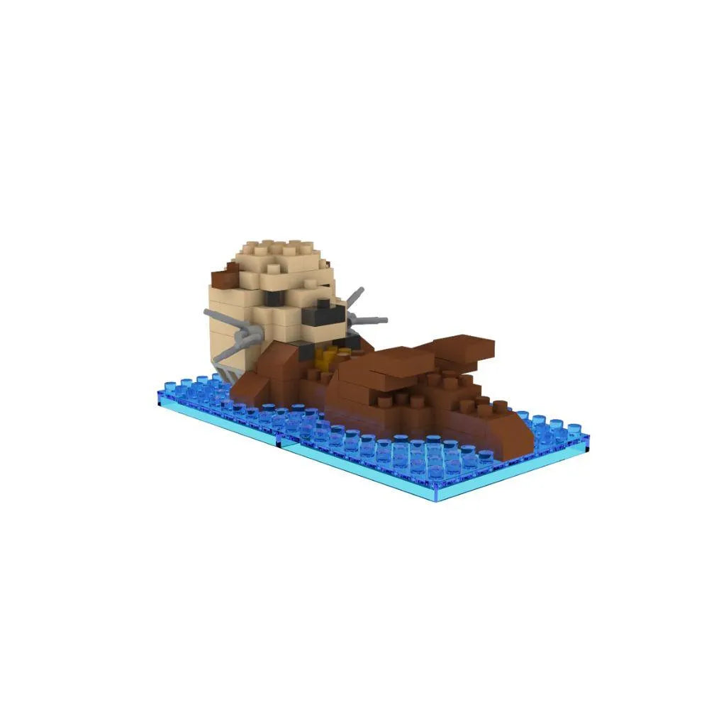 Marine Life Mystery Mini Block Set Option 12 - Otter