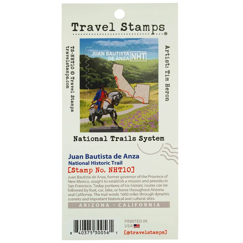 Juan Bautista de Anza National Hist. Trail Travel Stamp