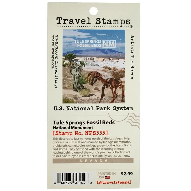 Tule Springs Fossil Beds National Monument Travel Stamp