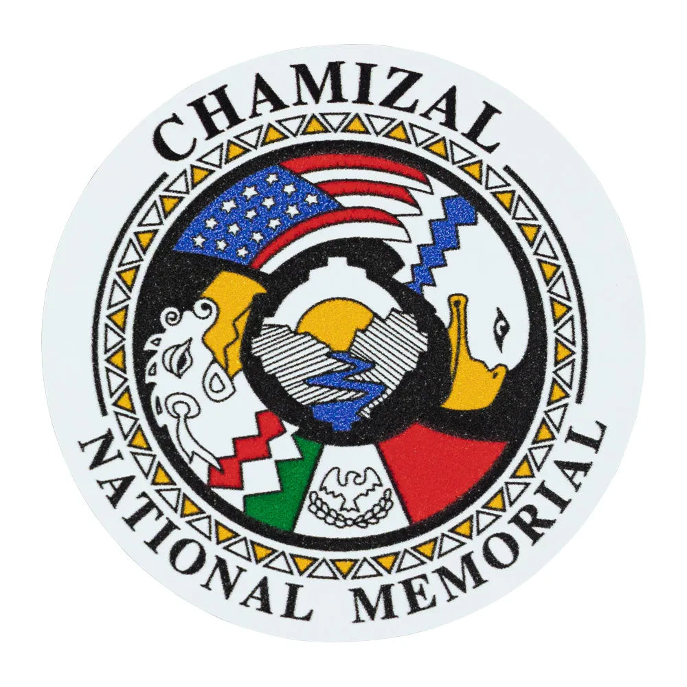 Chamizal National Memorial Sticker - Double Eagle sticker on a white background.