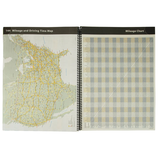 Road Atlas: Adventure Edition from National Geographic mileage chart