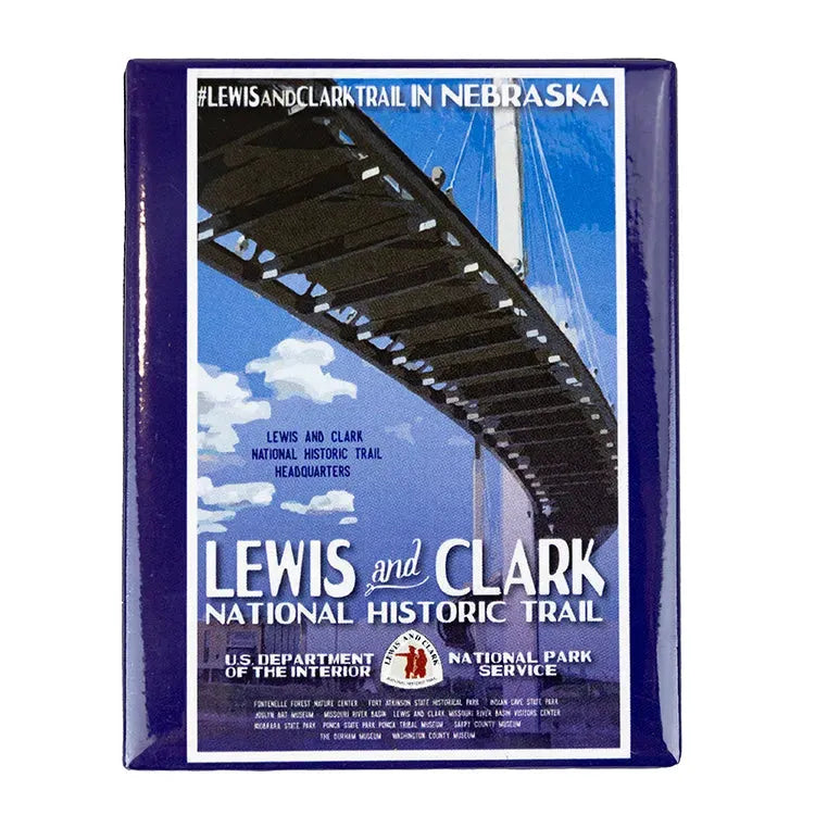 Lewis & Clark National Hist. Trail Magnet - Pedestrian Bridge