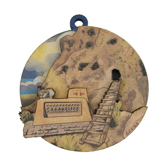 Bandelier National Monument 3D Wood Ornament