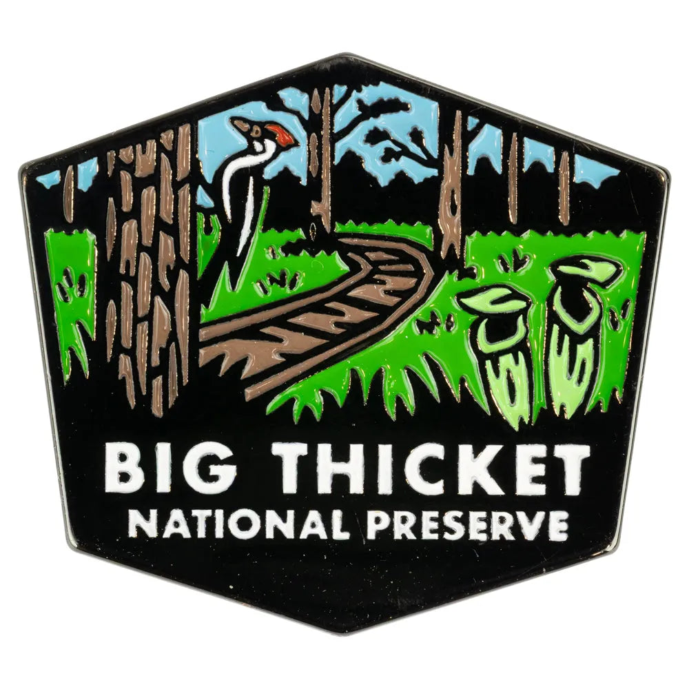 Big Thicket National Preserve Pin - Color Badge