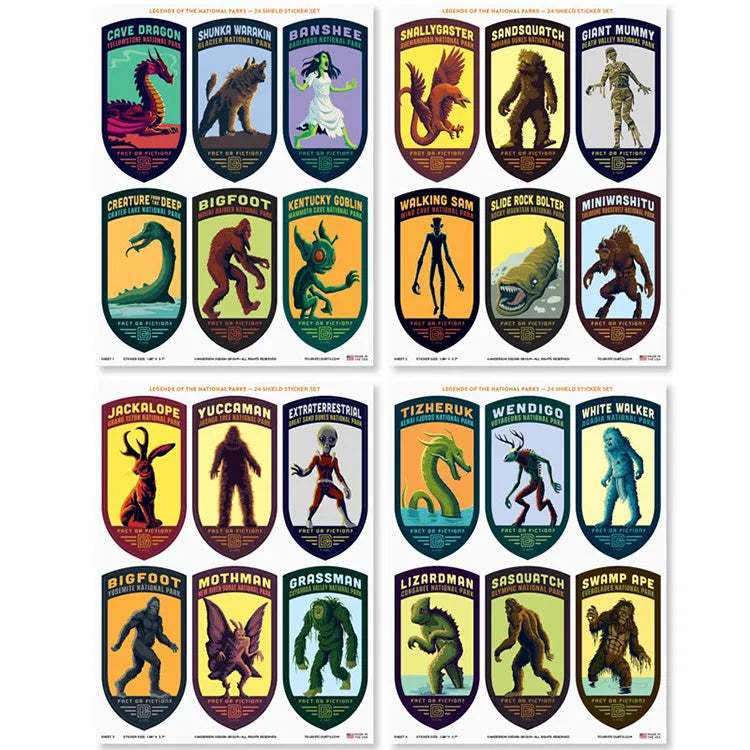 ADG Legends of the National Parks Sticker Set