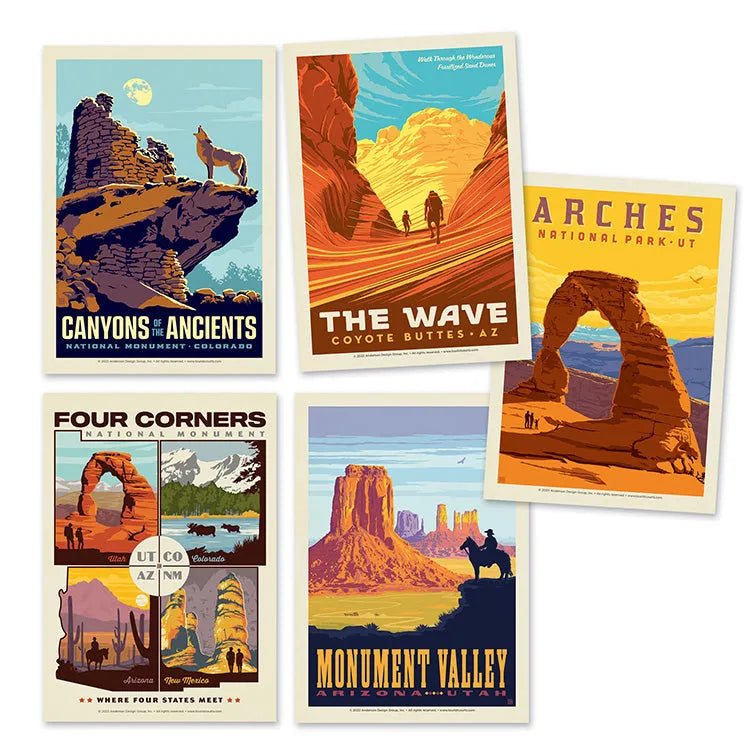 ADG Grand Circle National Park Postcard Set 