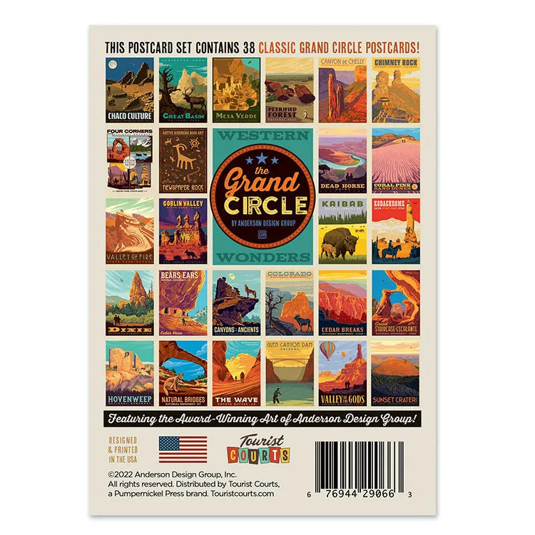 Grand Circle National Park Postcard Set 