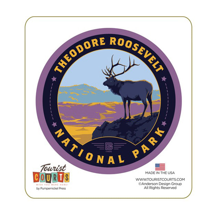 National Parks Large Circle Sticker Set