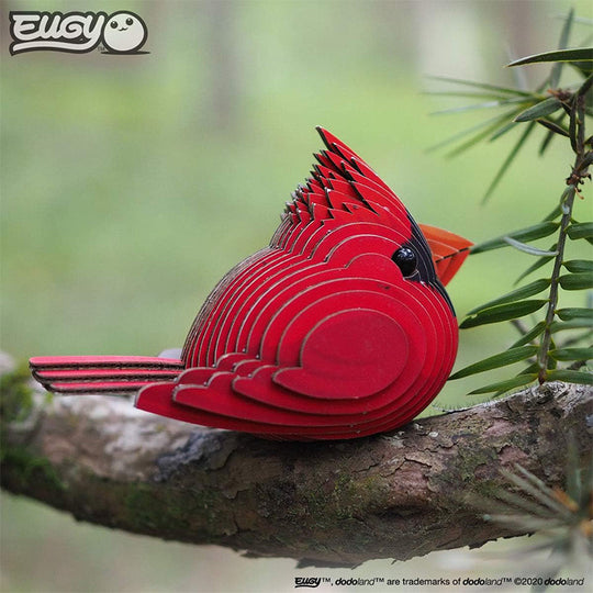 Eugy Cardinal 3D Puzzle