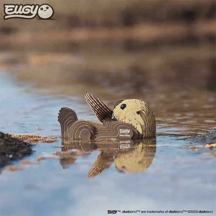Eugy Sea Otter 3D Puzzle
