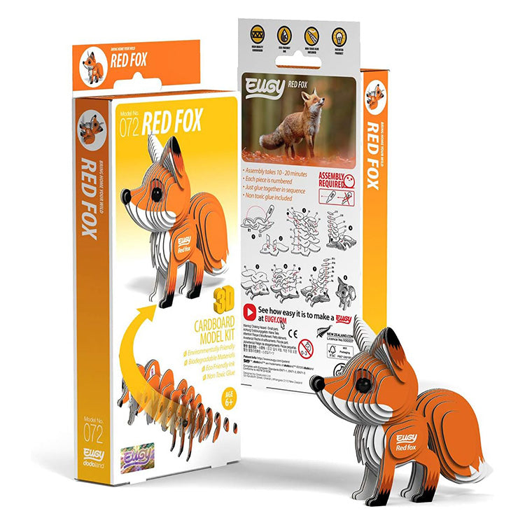 Eugy Red Fox 3D Puzzle