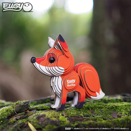 Eugy Red Fox 3D Puzzle