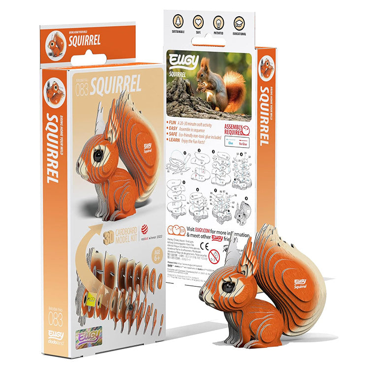 Eugy Squirrel 3D Puzzle