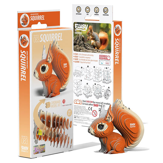 Eugy Squirrel 3D Puzzle