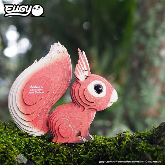 Eugy Squirrel 3D Puzzle