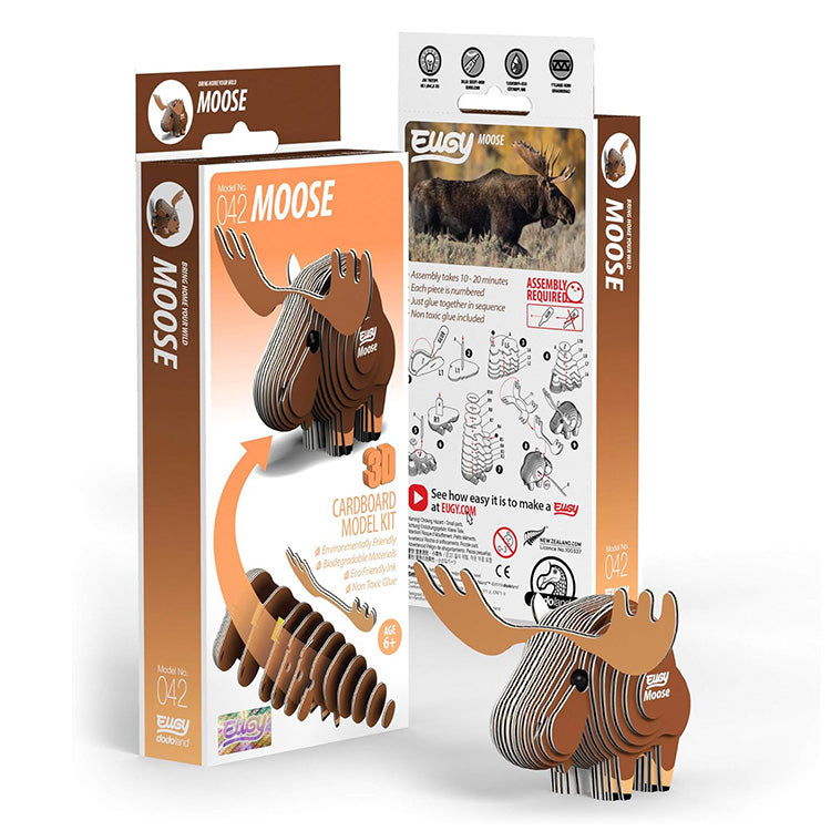 Eugy Moose 3D Puzzle