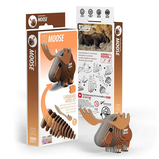 Eugy Moose 3D Puzzle