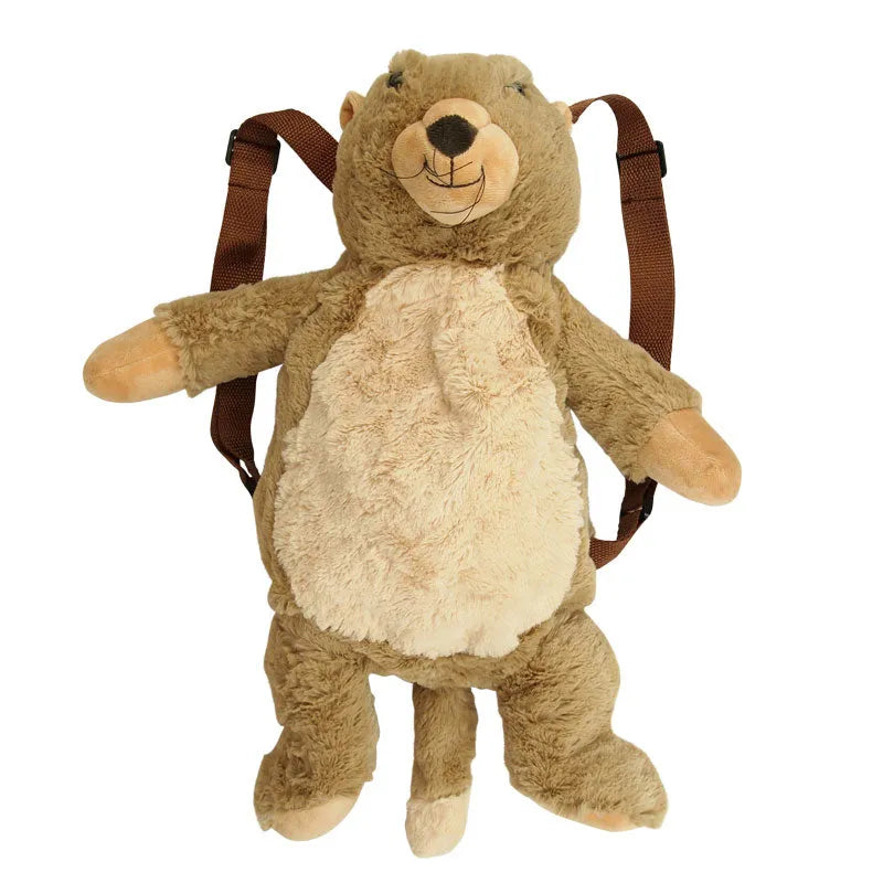 Prairie Dog Plush Backpack front view