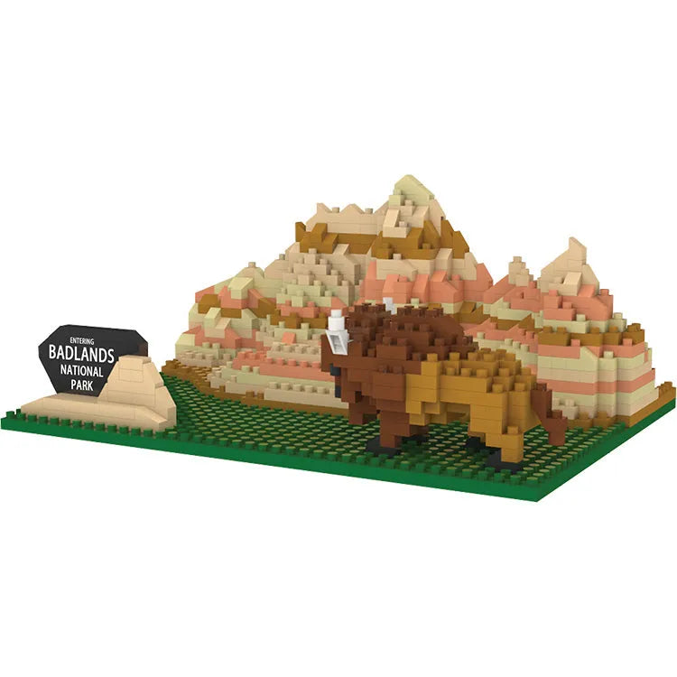 Badlands National Park Mini Block Set Facing Left