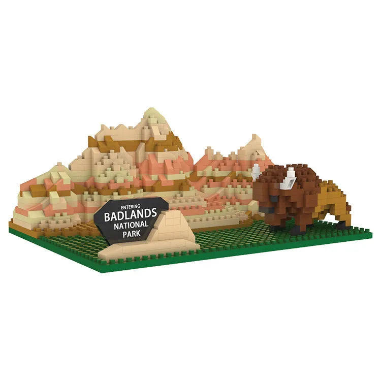 Badlands National Park Mini Block Set Facing Right