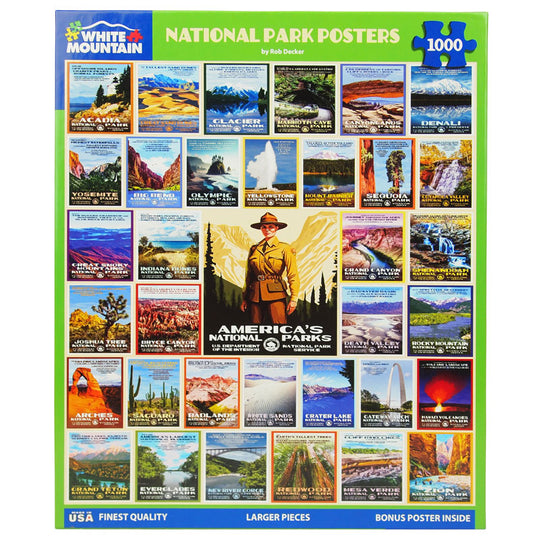 National Park Posters Puzzle