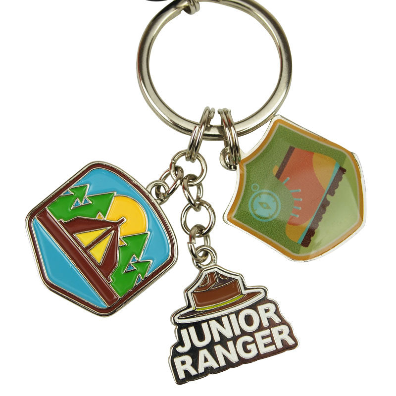 Junior Ranger Charm Keychain