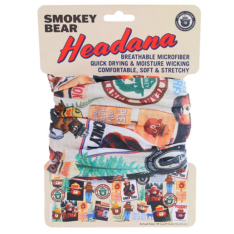 Smokey Bear Headana Gaiter - Collage