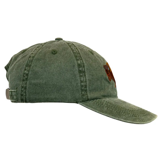 American Buffalo Cap Side Profile