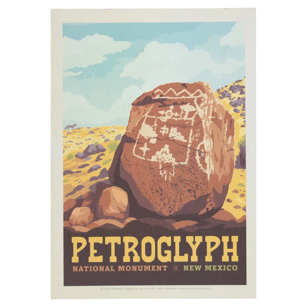 Petroglyph National Monument Postcard - ADG Graphic
