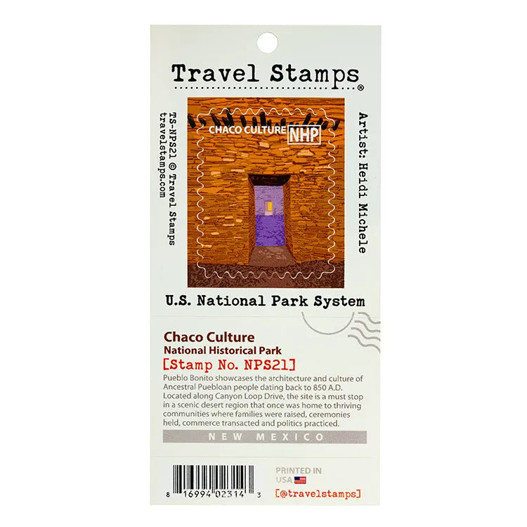 Chaco Culture National Hist. Park Travel Stamp