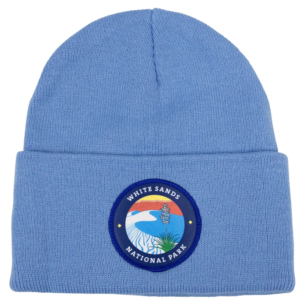 White Sands National Park Beanie - Round Logo front view